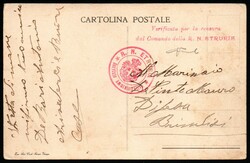 Regno, intero postale, cartolina postale spedita in franchigia dalla ...