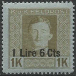 Occupazione Austriaca 1918 francobolli di Austria - Ungheria, posta ...