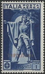 Tripolitania 1930 Ferrucci soprastampata, 8 valori (N° 64/68 + PA ...