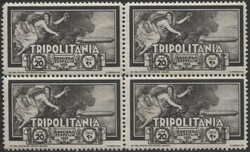 Tripolitania 1933 posta aerea, Crociera Zeppelin, 6 valori in ...