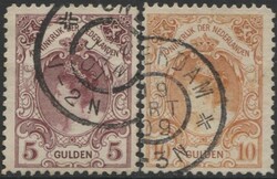 Olanda 1898 Effigie della Regina Guglielmina, 16 valori (N° 49/64 - ...