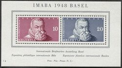 Svizzera 1948 foglietto IMABA Esposizione Filatelica di Basilea (N° ...