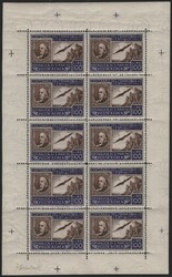 San Marino 1947 minifoglio Centenario del I° Francobollo degli Stati ...