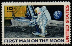Spazio 1969 Apollo 11 francobollo più busta FDC