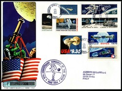 Spazio 1983 Stati Uniti CHALLENGER, busta FDC I° Trasporto Ufficiale ...