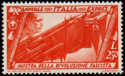 Regno 1932 espressi, 2 valori, Decennale Marcia su Roma (N° E 17/18)