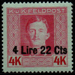 Occupazione Austriaca 1918 francobolli d'Austria soprastampati, 19 ...