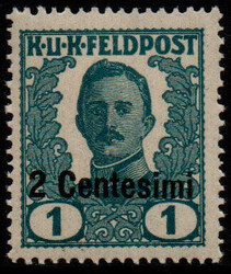 Occupazione Austriaca 1918 francobolli d'Austria soprastampati, 14 ...
