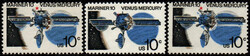 Spazio 1975 Stati Uniti Missione Spaziale MARINER 10, tre esemplari ...