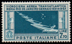 Regno 1930 Crociera Transatlantica del Generale Balbo, 7,70 L. ...