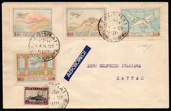 Grecia 1926 lotto di quattro buste aeroespresso del Levante, I° ...
