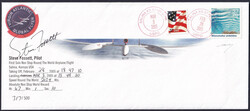 Stati Uniti 2005 GLOBAL FLYER, busta trasportata nel primo volo aereo ...