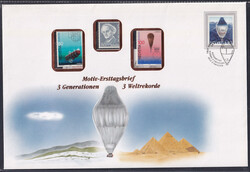 Lotto con tematica Spazio e posta aerea, emessi durante gli eventi