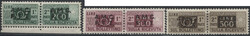 Trieste A 1947/48 pacchi postali con soprastampa su due righe, 12 ...
