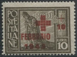 Egeo 1945 Pro Croce Rossa, serie completa di 2 valori (N° 132/133 - ...