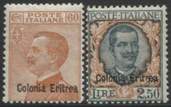 Eritrea 1928/29 francobolli d'Italia, serie completa di 4 valori ...