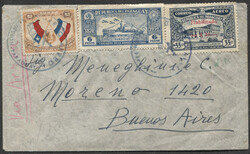 Busta volo dal Paraguay per Buenos Aires, 16 Novembre 1939