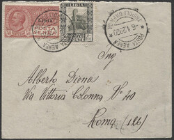 Libia 6 Gennaio 1929 volo, prova di ritorno Tripoli - Siracusa - Roma ...