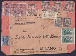 Libia 20 Maggio 1931 manoscritti raccomandati per via aerea, quattro ...