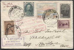 Posta Aerea - Grecia 1926 aerogramma del Levante, affrancato con 2 Dr ...
