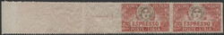 Libia 1921 espresso, 50 C. due esemplari non dentellati verticalmente ...