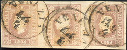 4745057: Austria Newspaper Stamp 1858/59