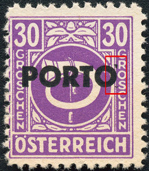 4745: Austria - Postage due stamps
