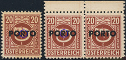 4745: Austria - Postage due stamps