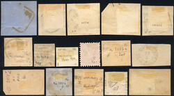 Österreich, 1850/83, Partie Stempel ab der 1. Ausgabe, gesamt 16 ...