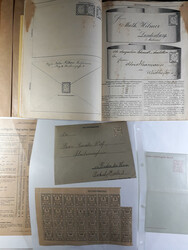 Österreich, 1898/1916, tolle Sammlung Postformulare für Schulzwecke ...