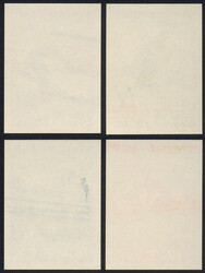 Österreich, 1936, ANK-Nr. 623 PU II - 626 P U II, 'FIS II', ...