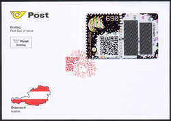 Österreich, 2019, ANK-Nr. 3491, Crypto Stamp, CS 1, Einhorn, Farbe ...