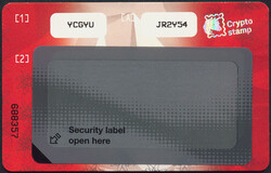 Österreich, 2022, CS 4.0, Bulle, Crypto Stamp, in Farbe schwarz, ...