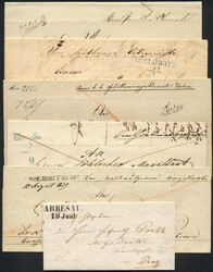 Österreich, Böhmen, 1830/47, Lot Briefe (6) mit besseren ...