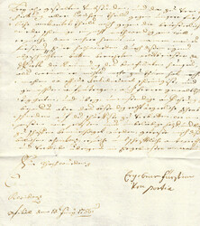 Österreich, Kärnten, 1756, 2 Briefe von der Fürstin Ludovica ...