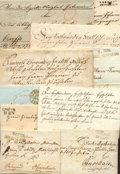 Österreich, Kärnten, 1750/1847, Partie (10) Briefe, je von bzw. mit ...