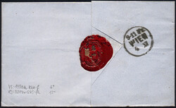 Österreich, Krain, 1860/61, ANK-Nr. 20 (3), 5 Kreuzer, 'rot', auf ...