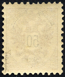 Österreich, 1883, ANK-Nr. 49 b, 'Doppeladler', 50 Kreuzer, ...
