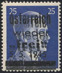 Österreich, Lokalausgabe Losenstein, 1945, Soecknick-Nr. 32 DD, 25 ...