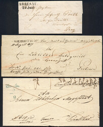 Österreich, Böhmen, 1830/47, Lot Briefe (6) mit besseren ...