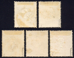 Österreich, LV, 1858/59, ANK-Nr. 6 I - 11 I, 2 - 15 Soldi, ...