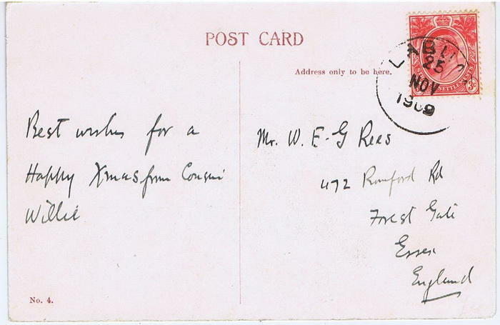 1909 picture post card (Principal Street, Victoria, Labuan) to ...