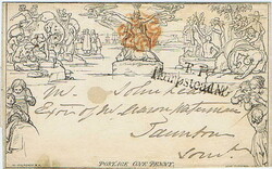 2865090: Great Britain Mulready and Caricature