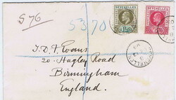 1903 registered cover to England with a 12c (paying the registration ...