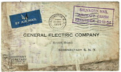 ‘PRESTWICK 1954’. The B.O.A.C Stratocruiser was on a flight from ...