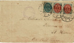 1901 incoming cover from Denmark to Gotthard Christensen of the ...