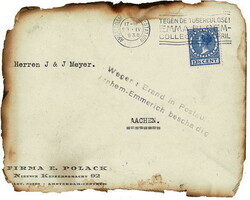 1930 MAIL VAN FIRE. A mail van caught fire between Arnhem and ...