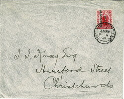 1909 BRITISH ANTARCTIC EXPEDITION 1907 envelope to J Kinsey, ...