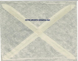 1909 BRITISH ANTARCTIC EXPEDITION 1907 envelope to Christchurch with ...