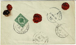 KEDAH. 1926 registered cover to London with a 1c, 5c and 5 x 2c on ...